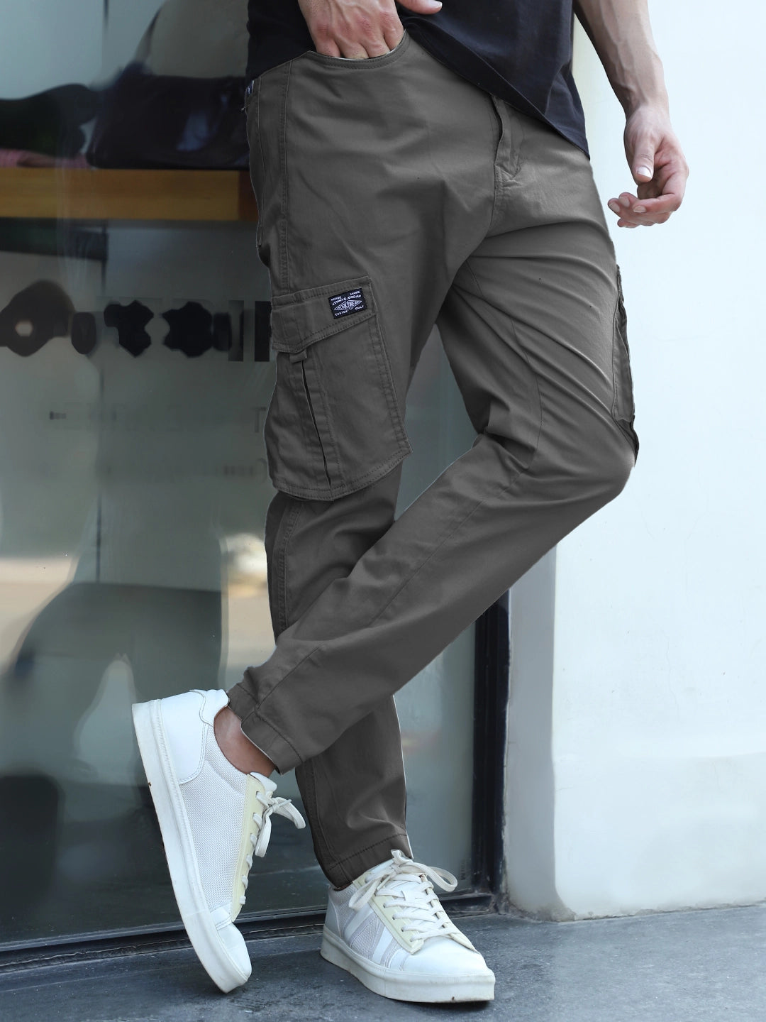 Bentley Duo Dark Grey Cotton Cargo
