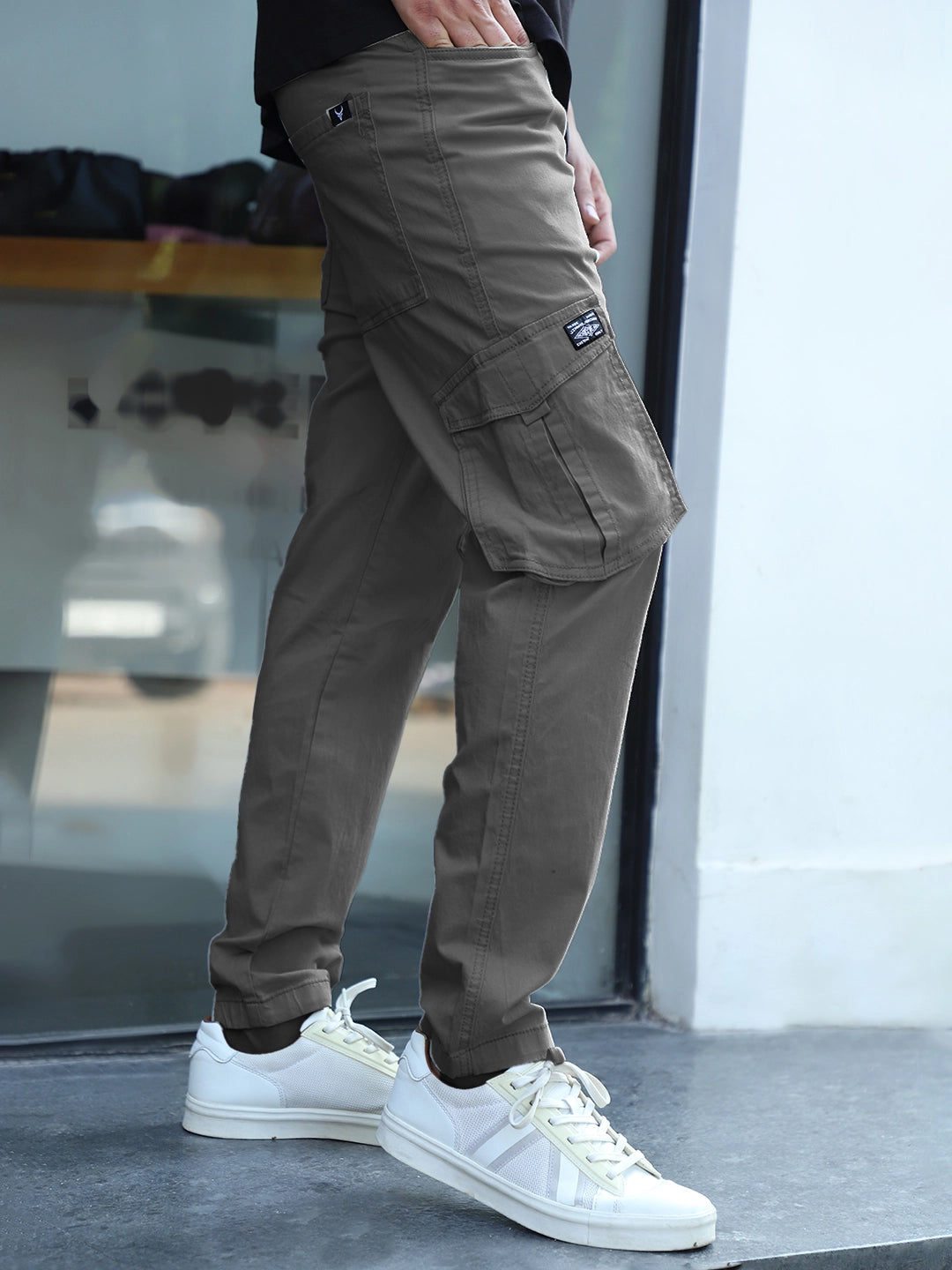 Bentley Duo Dark Grey Cotton Cargo