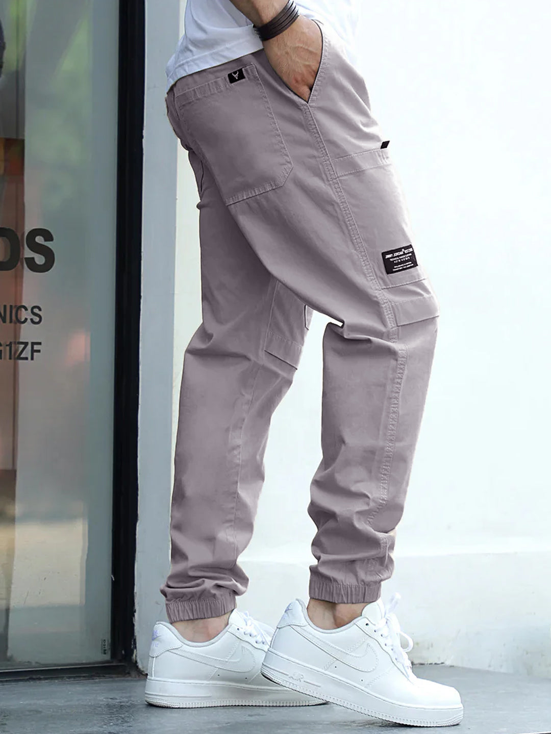 Terran Ascent Fossile Grey Cotton Cargo