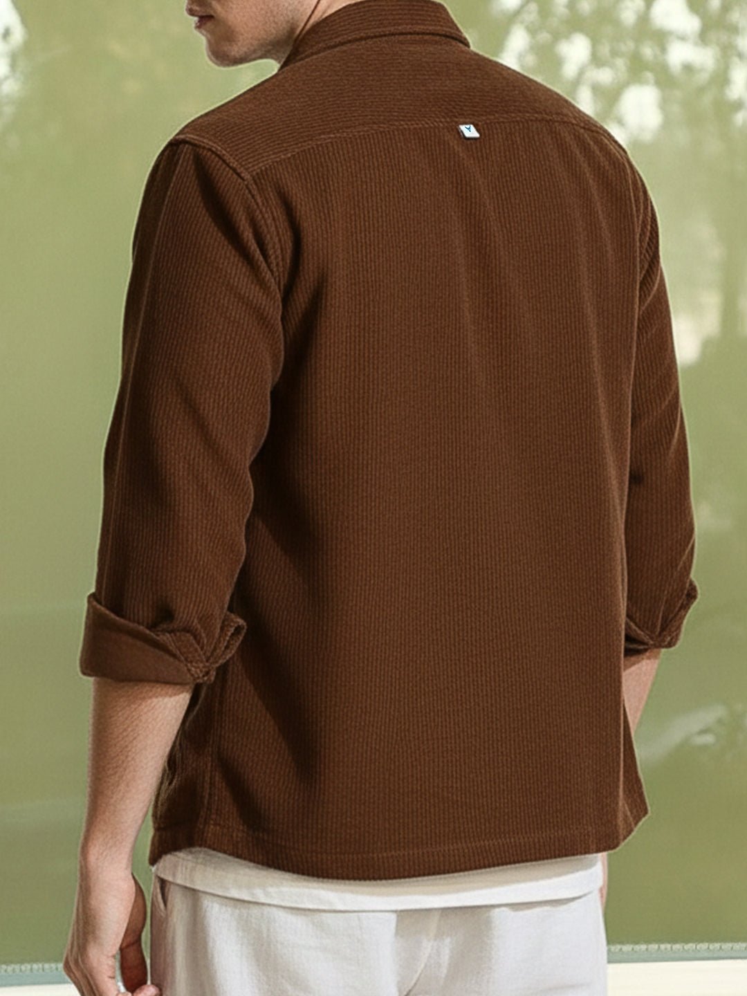 Earthcore Textured Brown Shacket