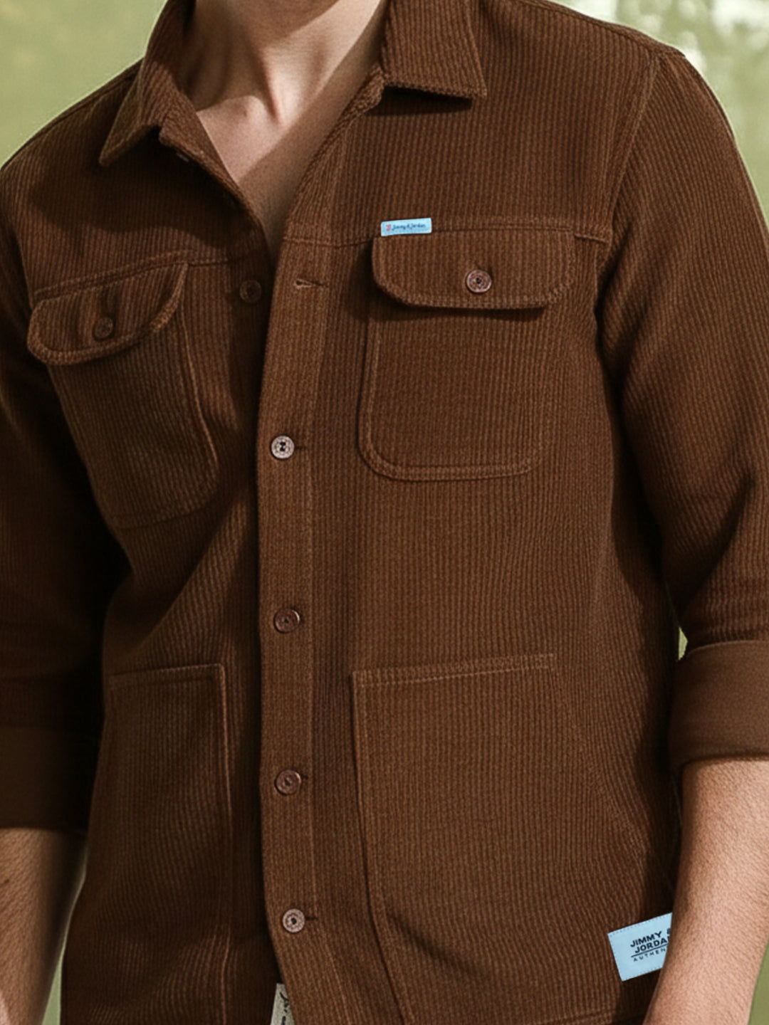 Earthcore Textured Brown Shacket
