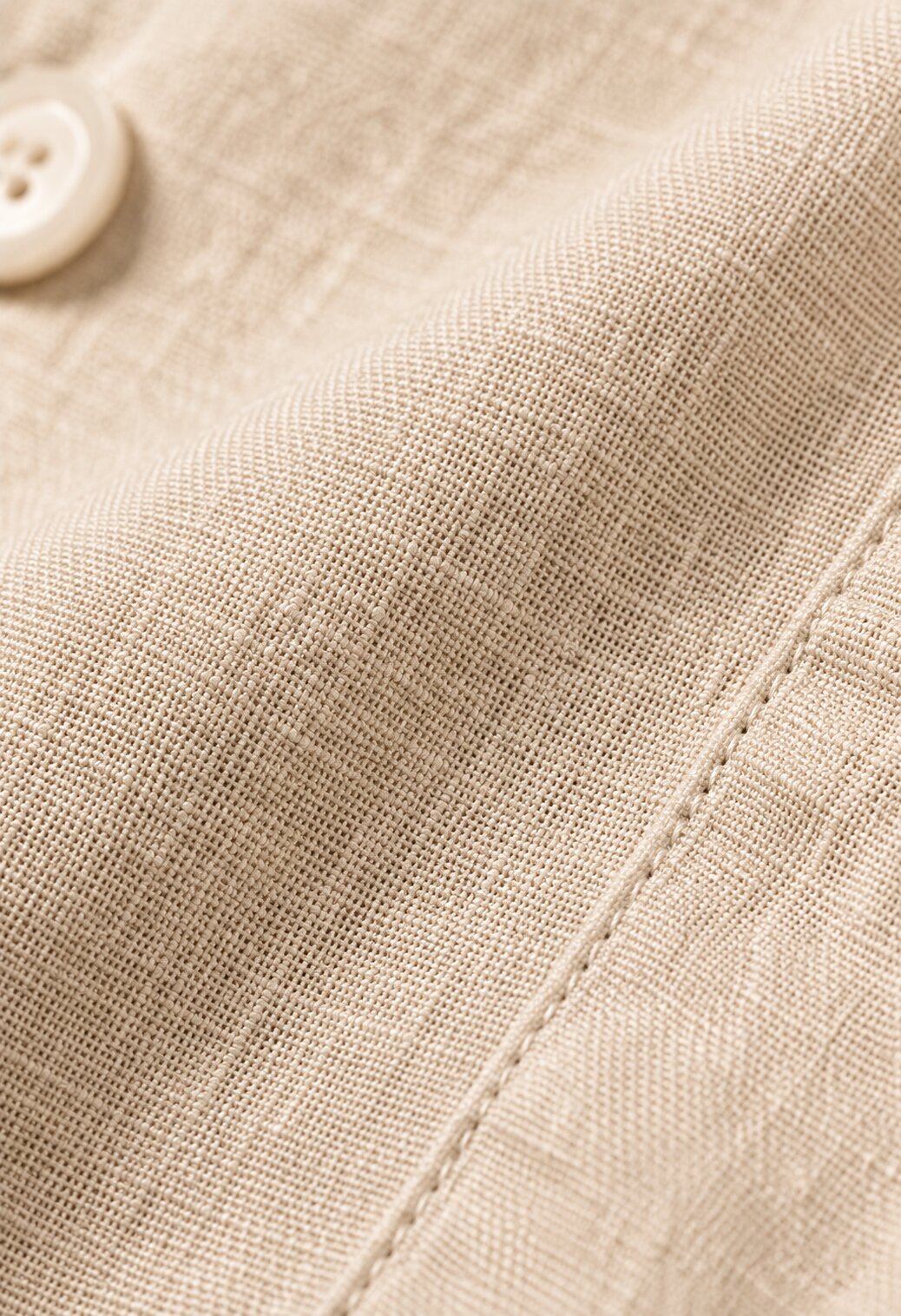 Vero Vibe Lucas Double Clothe Cream Shirt