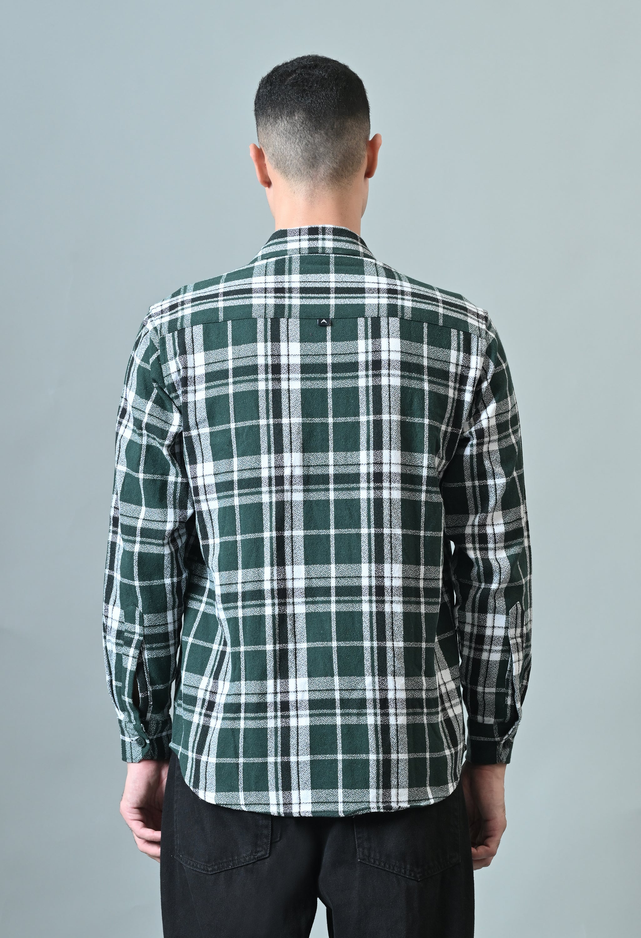 Bloom State Green Check Shirt