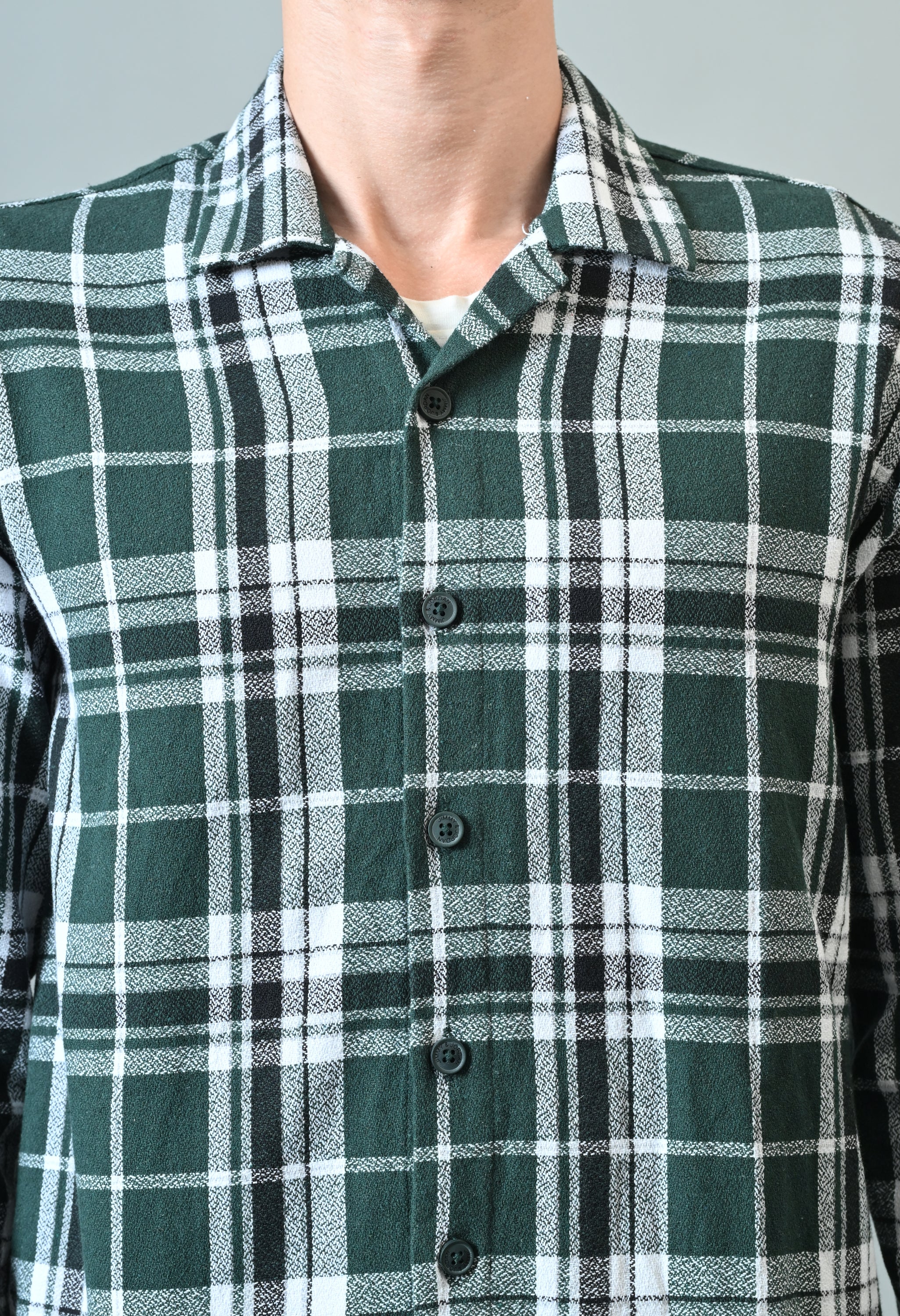 Bloom State Green Check Shirt