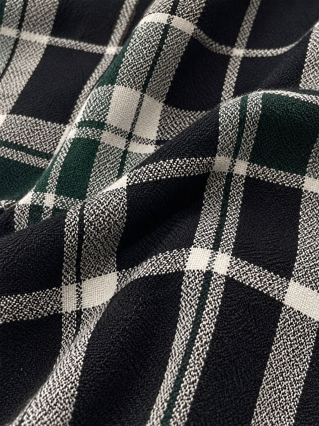 Bloom State Dark Green Check Shirt