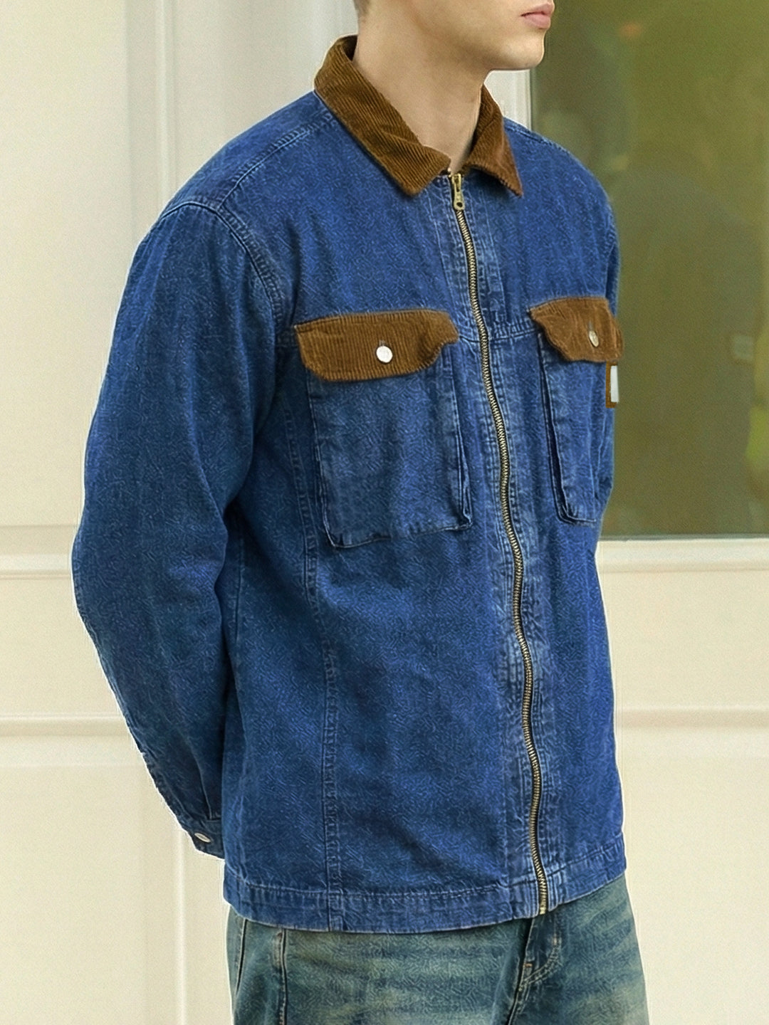 Mono Theory Trypan Blue Denim Shirt