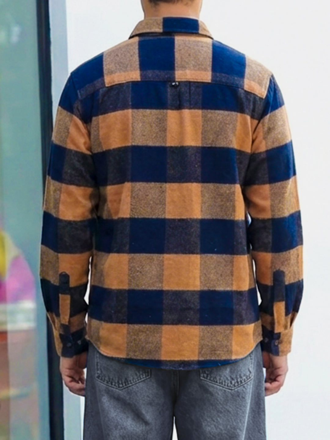 Frame Theory Rust Check Full Sleeve Shirt