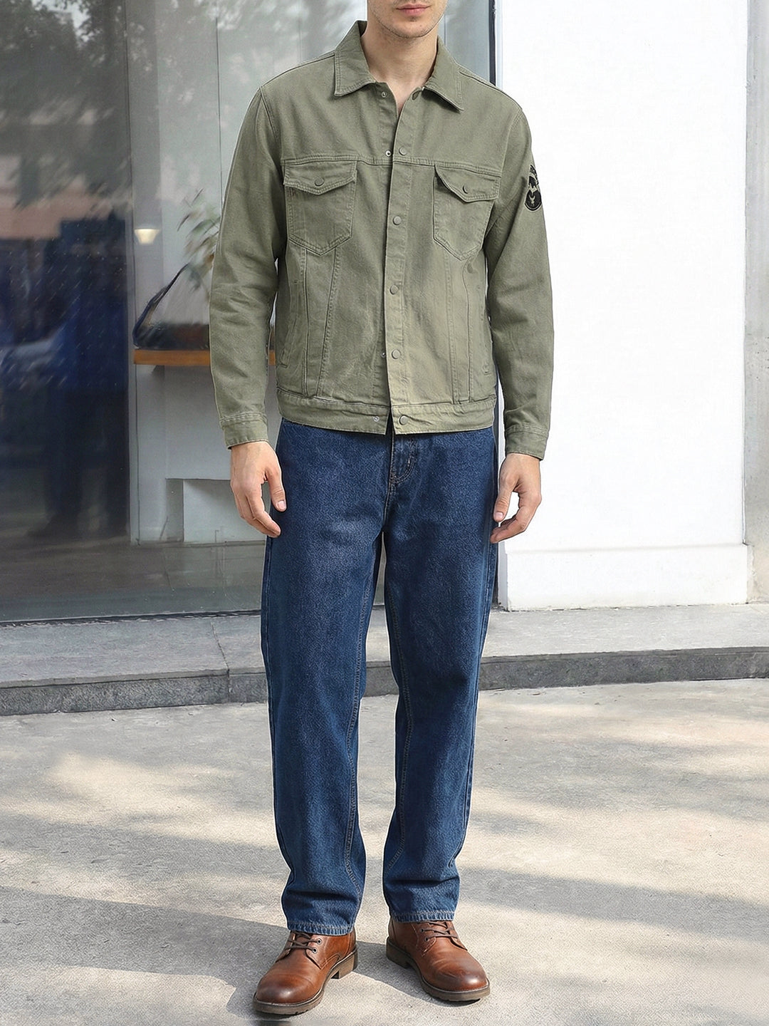 Somerset Styles Mint Green Denim Jacket Pro