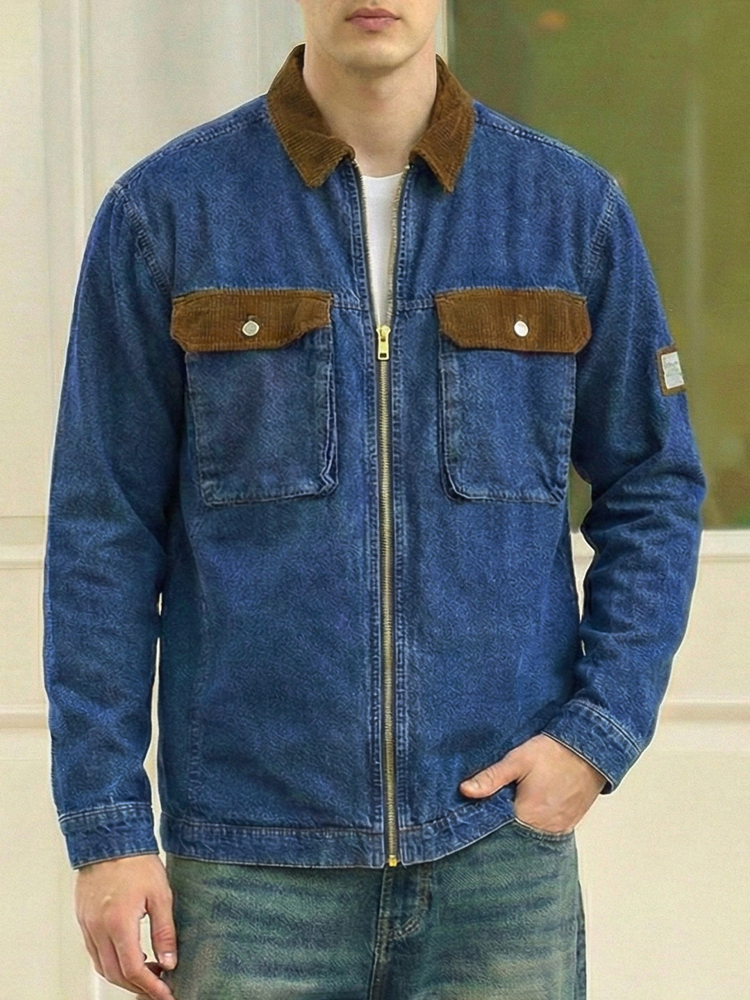 Mono Theory Trypan Blue Denim Shirt