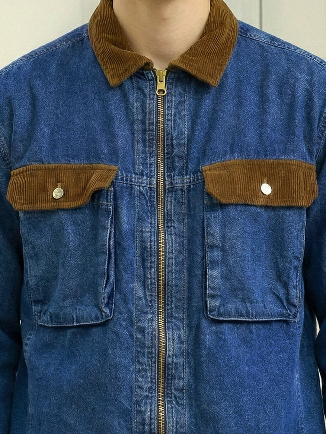 Mono Theory Trypan Blue Denim Shirt