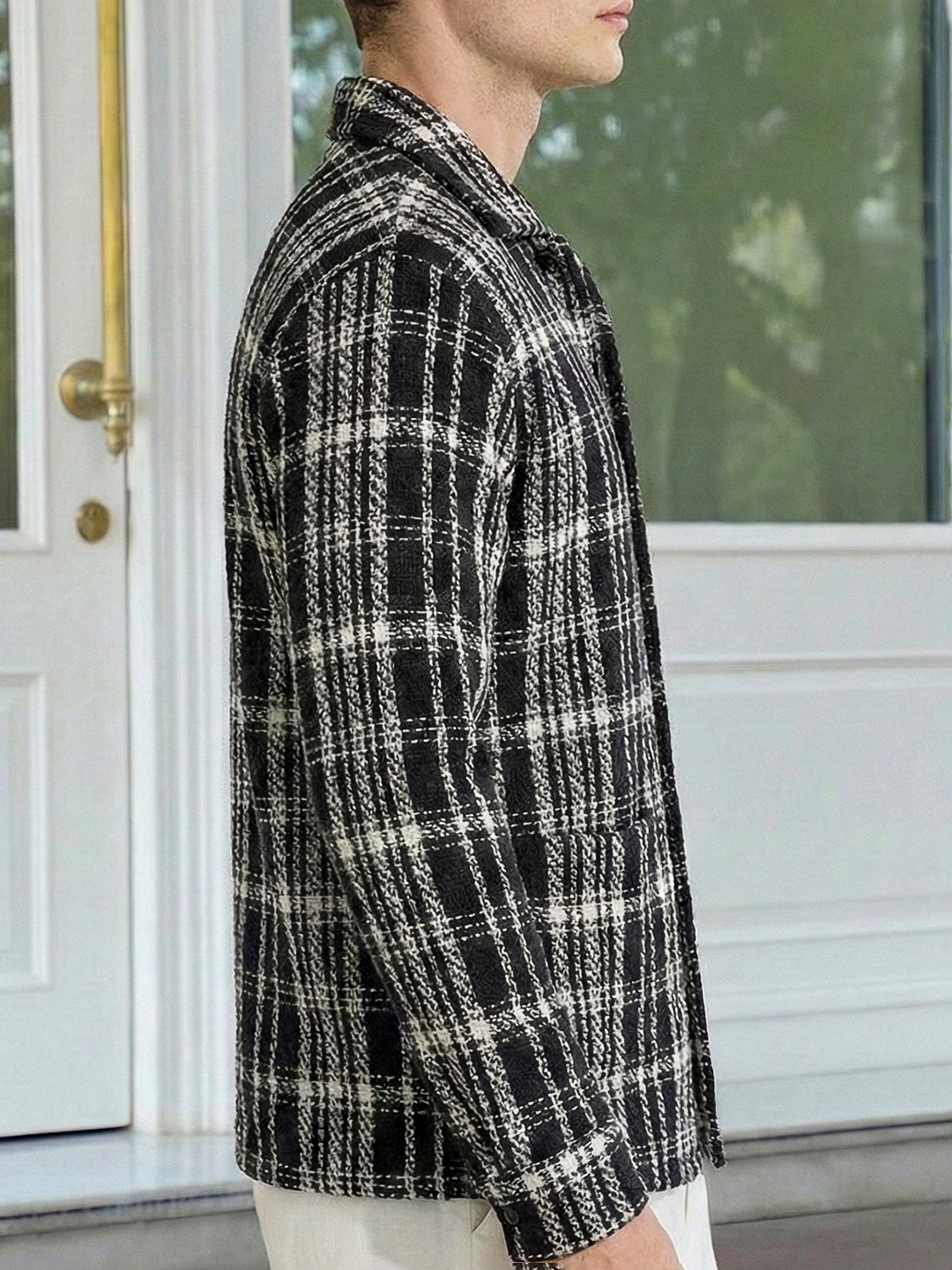 Dockside Black Check Shacket