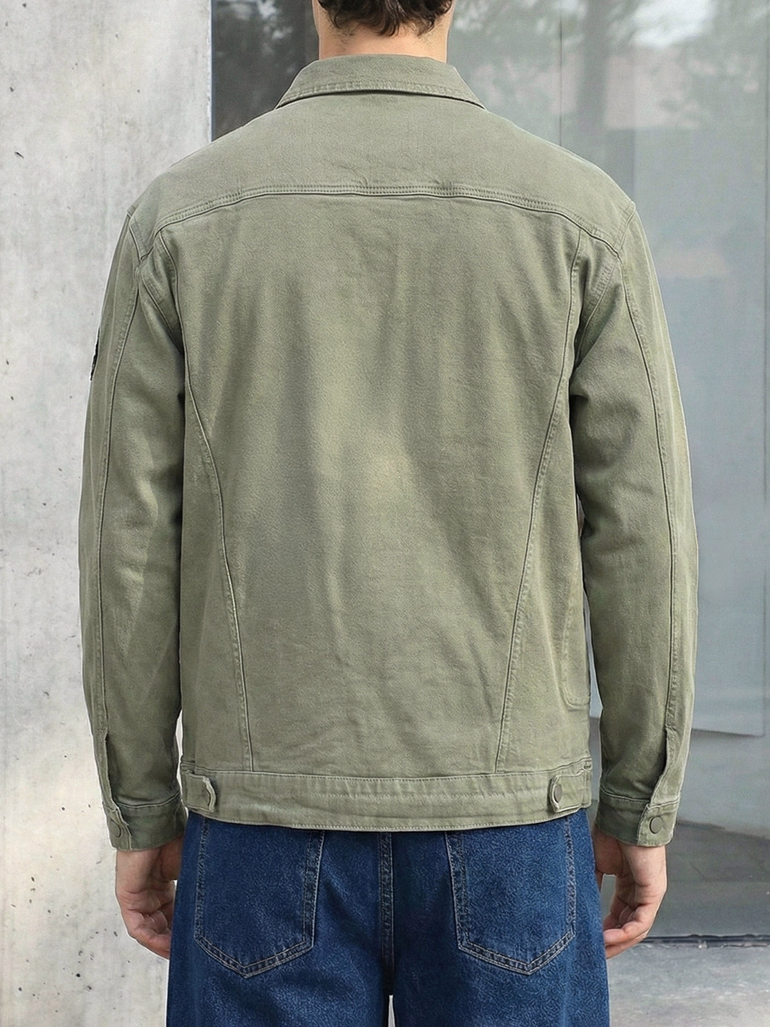 Somerset Styles Mint Green Denim Jacket Pro