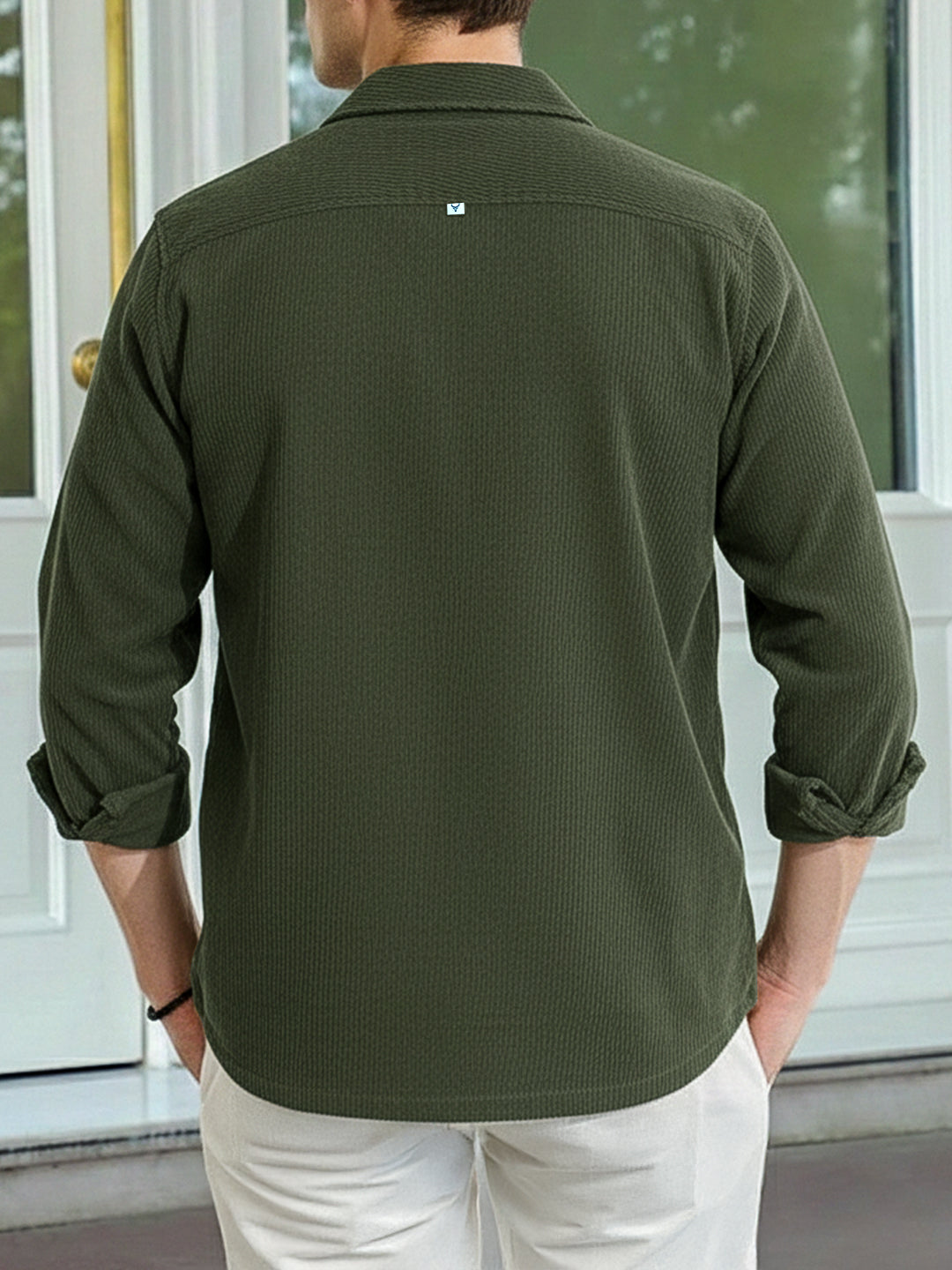 Earthcore Textured Olive Shacket