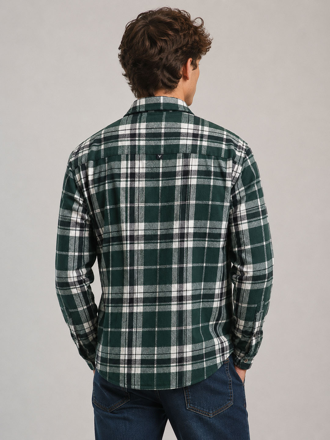 Bloom State Green Check Shirt