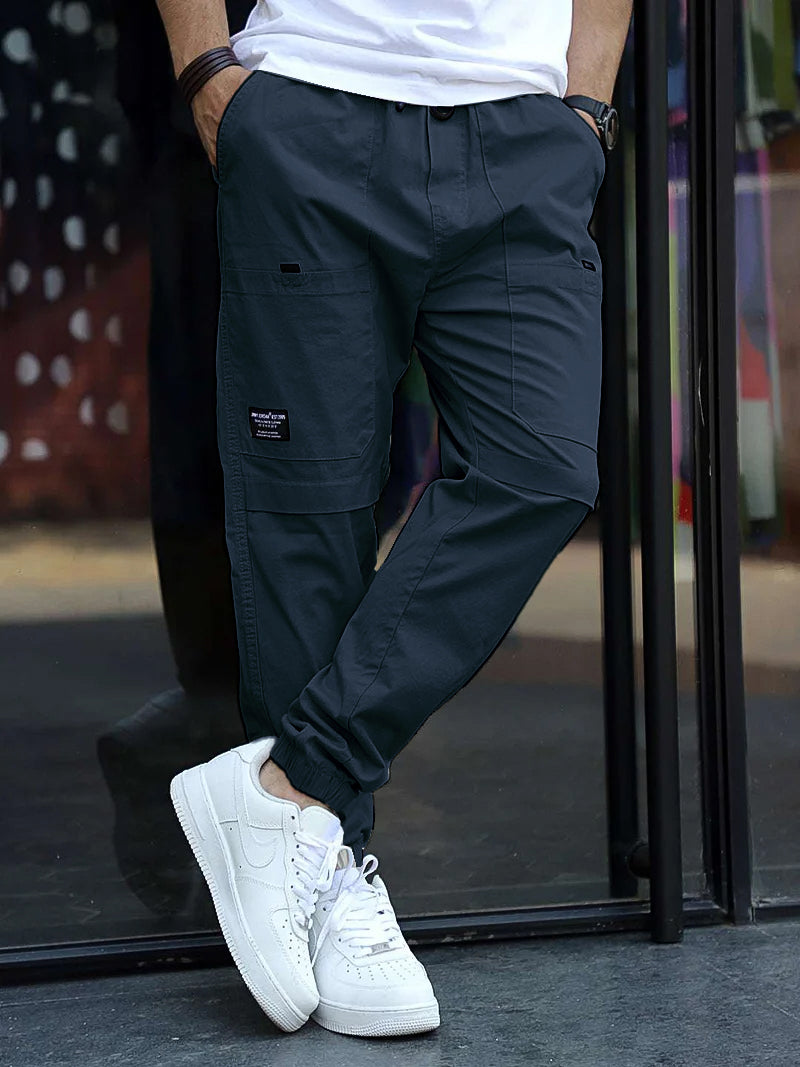Terran Oxford Blue Cotton Cargo