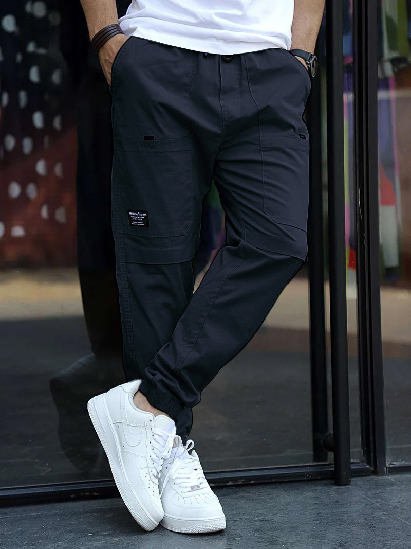 Terran Ascent Navy Blue Cotton Cargo