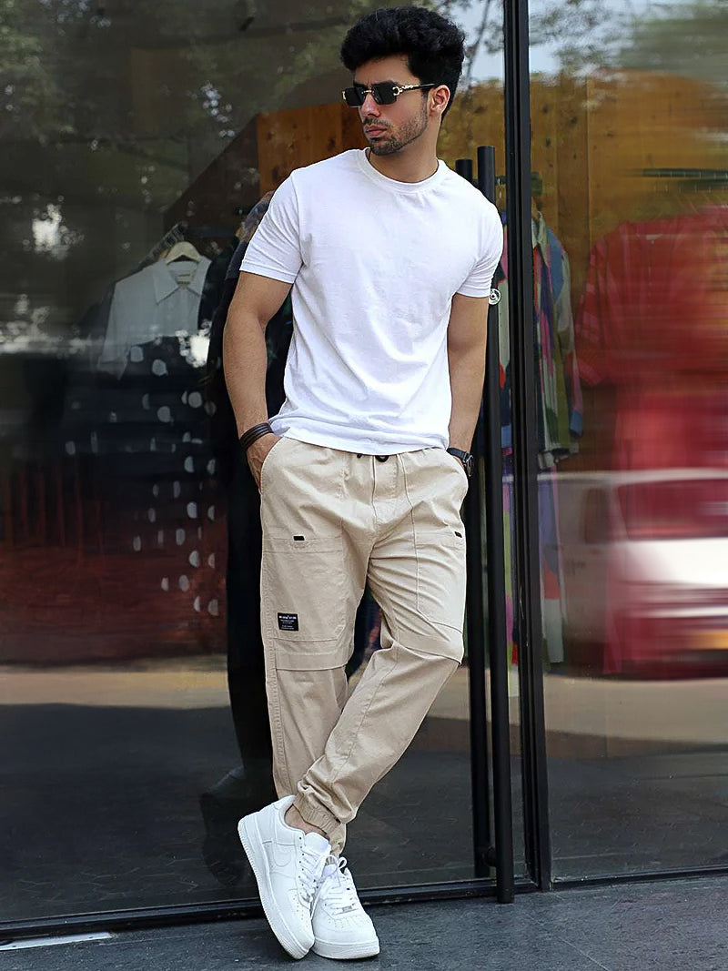 Terran Ascent Beige Cotton Cargo