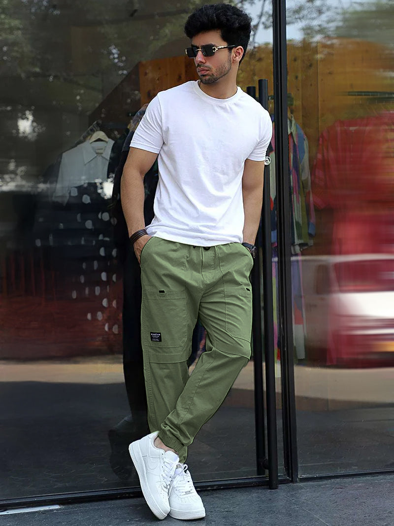 Terran Ascent Olive Green Cotton Cargo