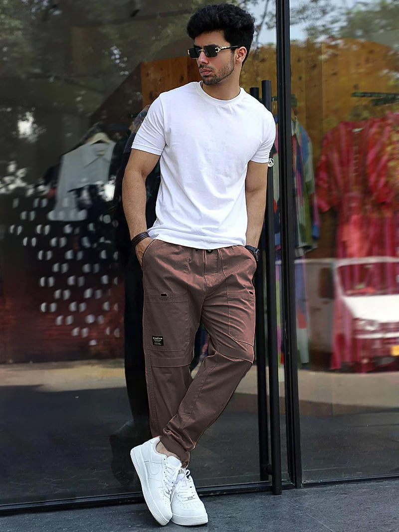 Unit Force Brown Cotton Cargo