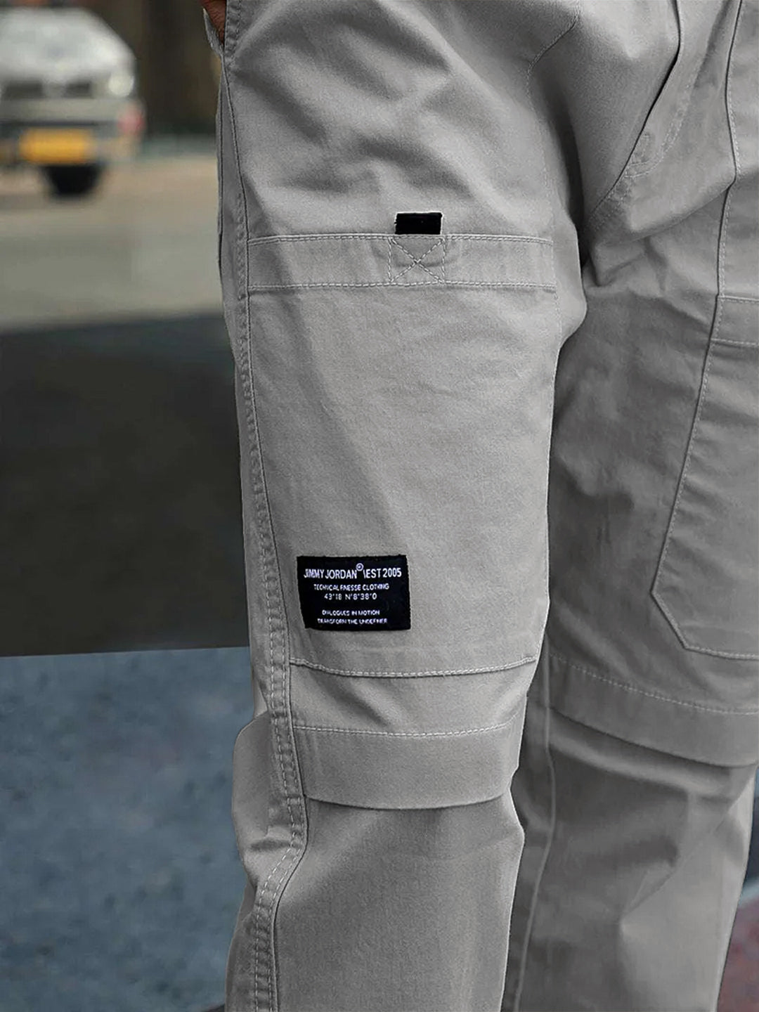 Terran Fossil Grey Cotton Cargo