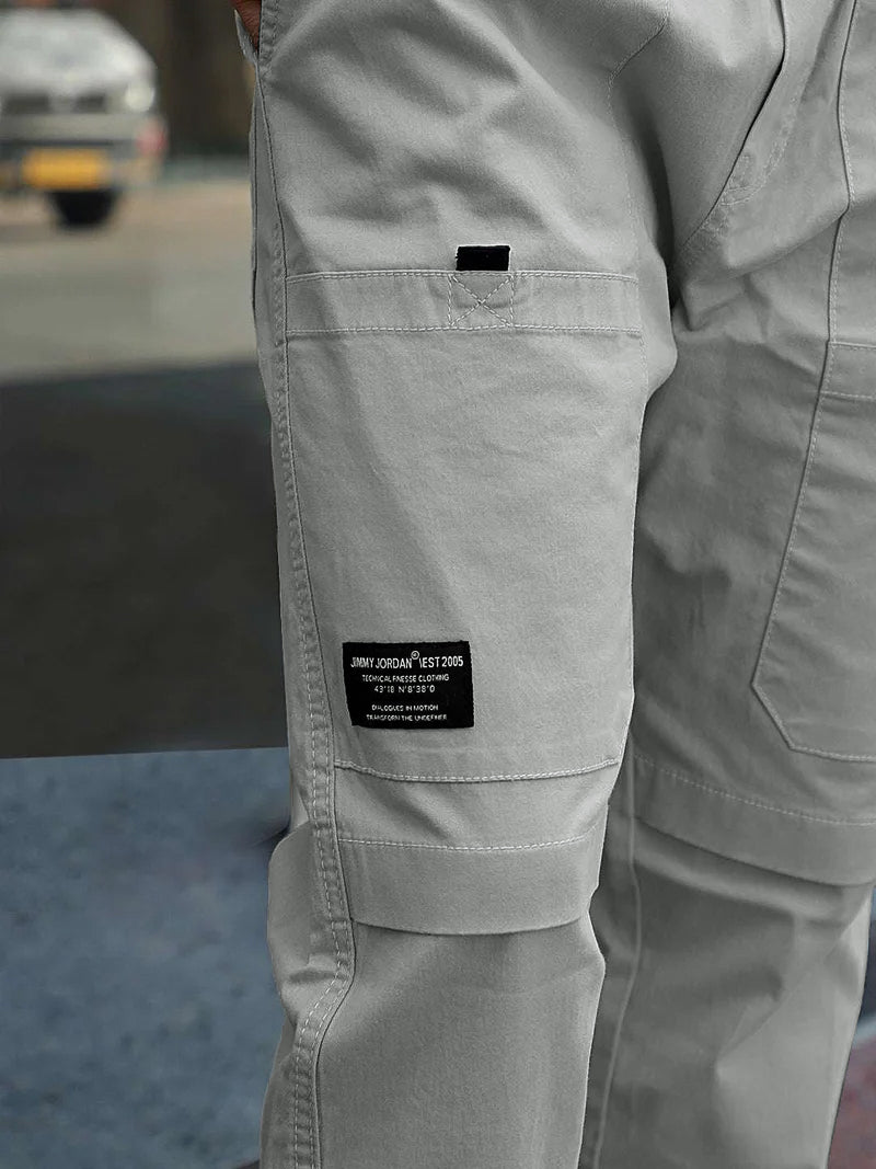 Terran Ascent Light Grey Cotton Cargo