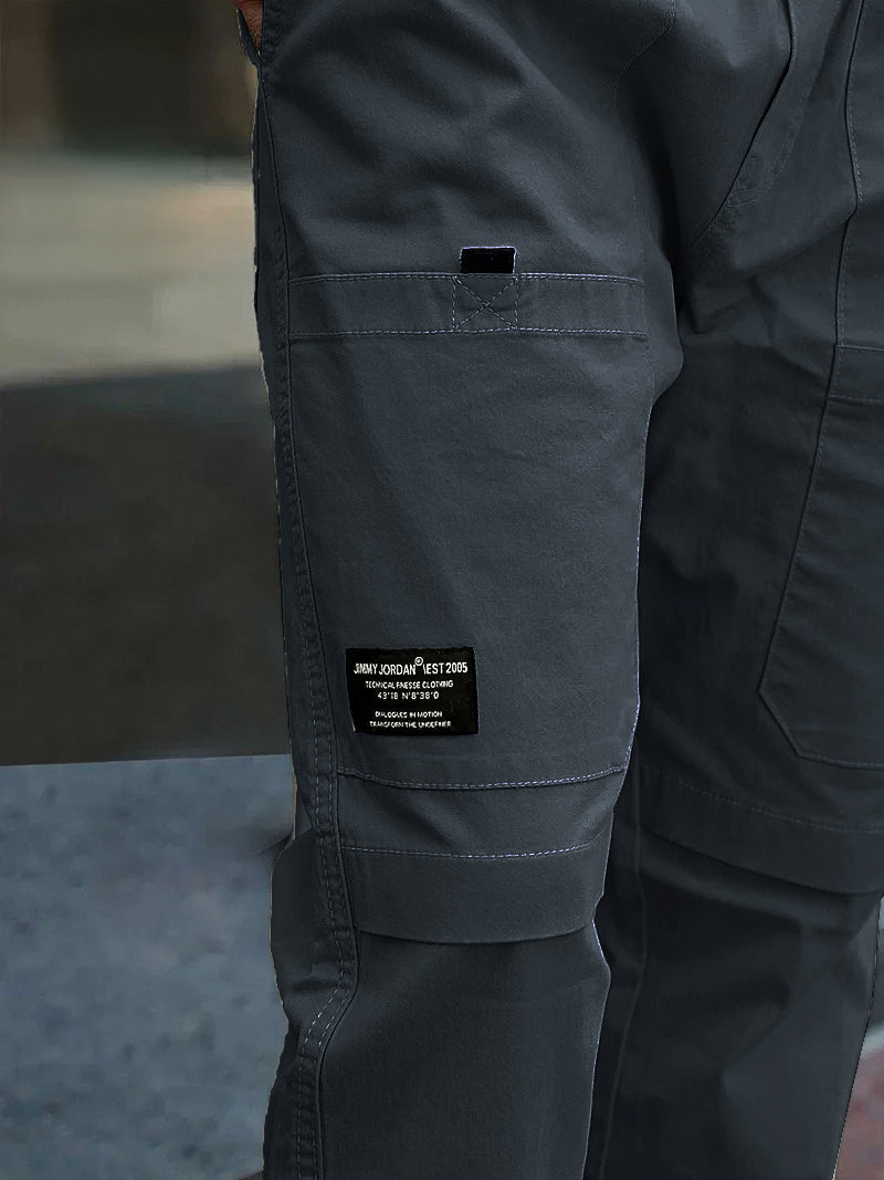 Terran Onyx Grey Cotton Cargo