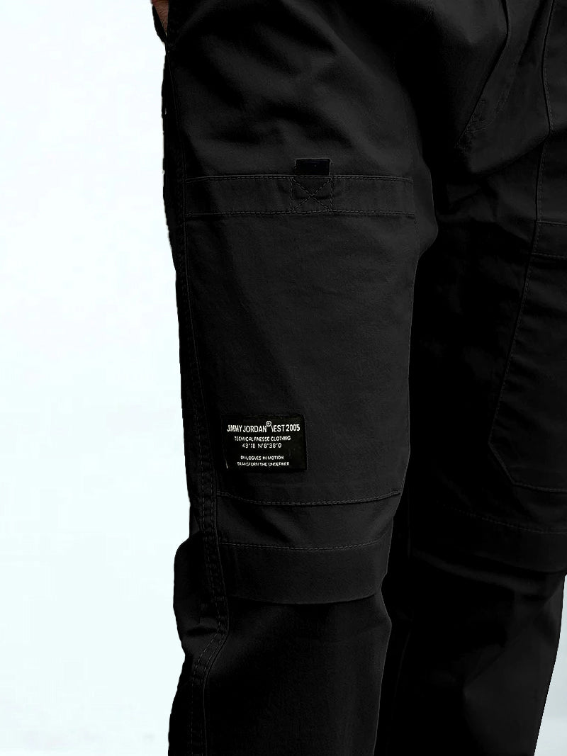 Torino Tough Black Cotton Cargo