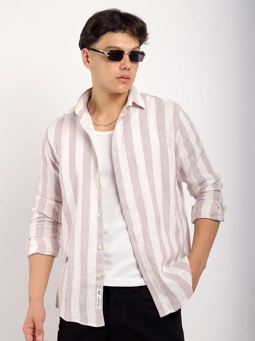 Crimson Lavender Full Sleeve Shirt