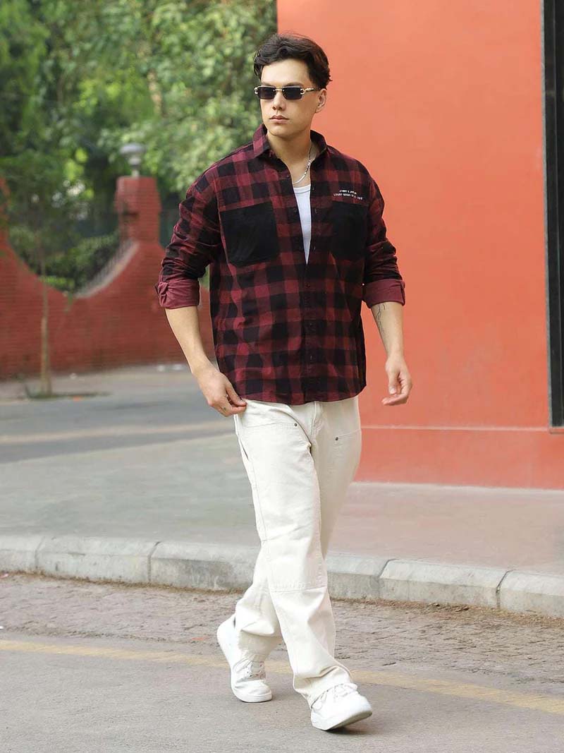 Bold Nest Light Beige Denim Jeans