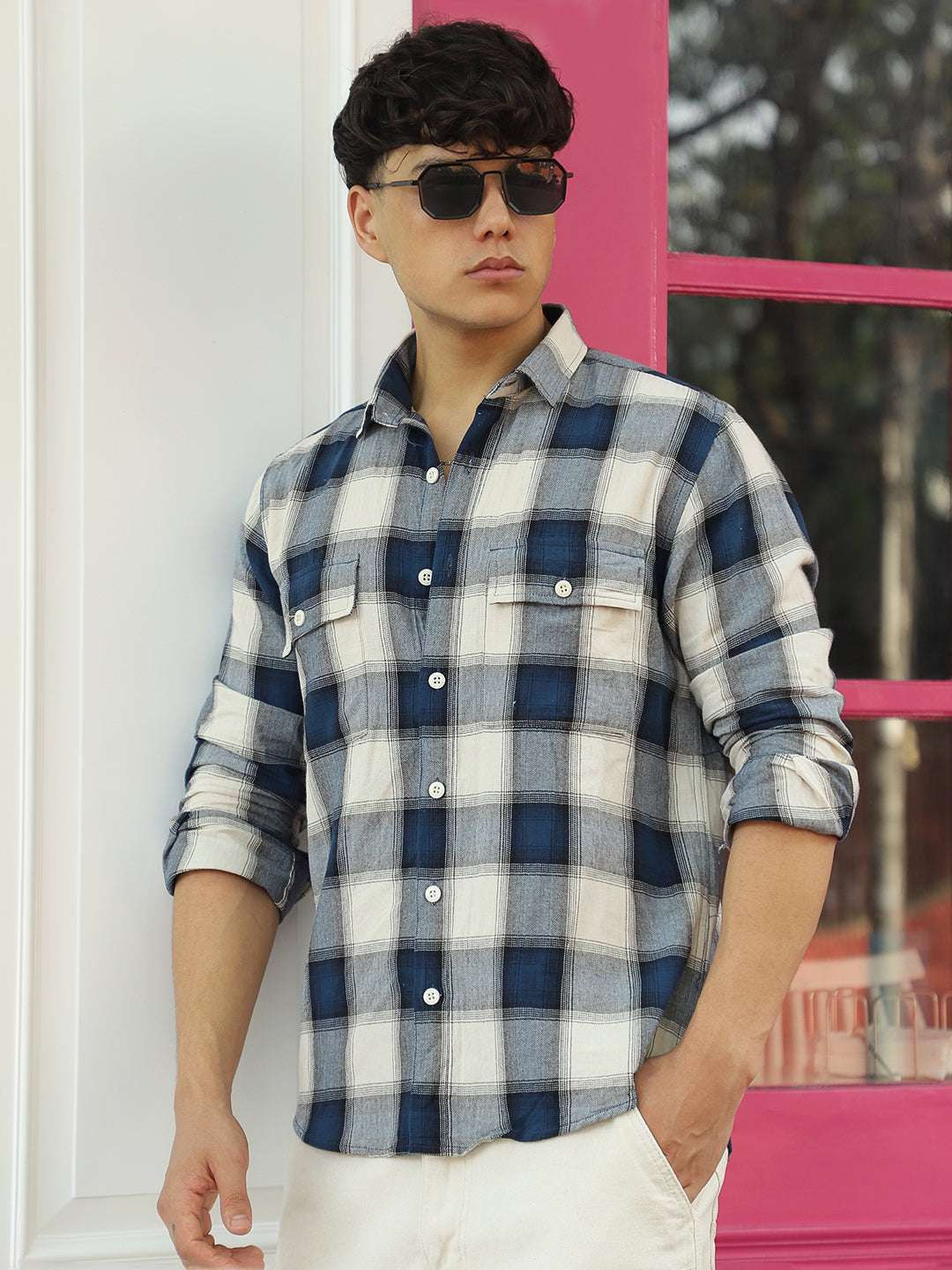 Sopphix Blue Shirt Men