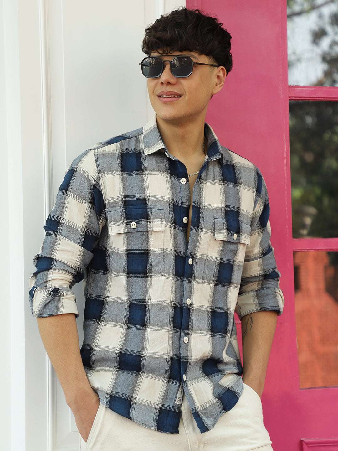Sopphix Blue Shirt Men