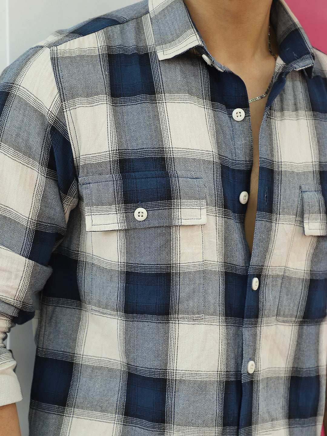 Sopphix Blue Shirt Men