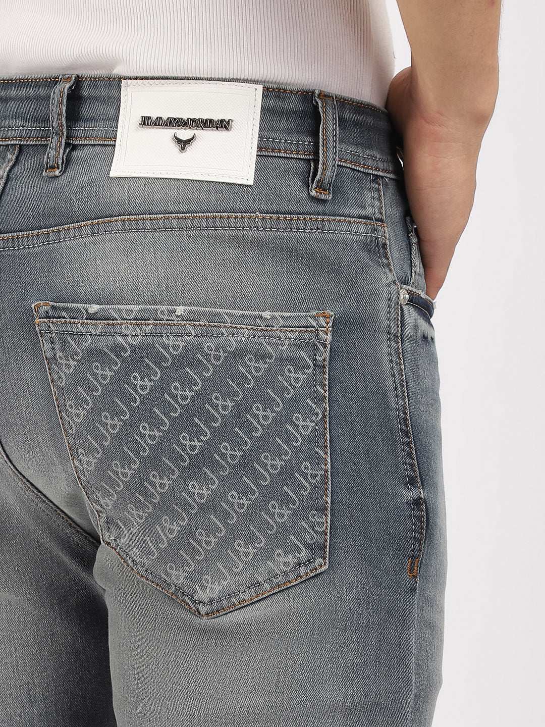 Dark Grey Denim Jeans