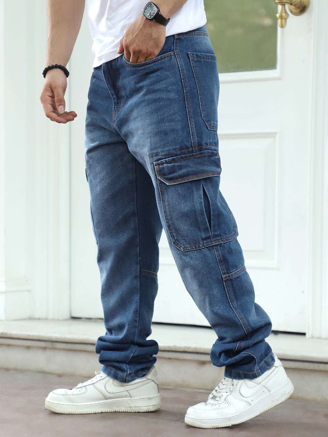 Nightline Cobalt Blue Denim Cargo