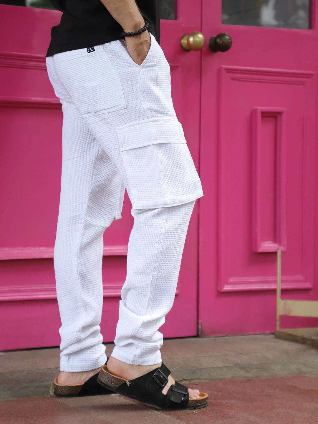 FLEX WHITE COTTON CARGO
