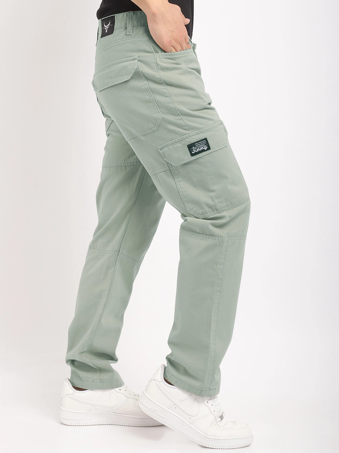 Harlow Hues Pistachio Green Cotton Cargo