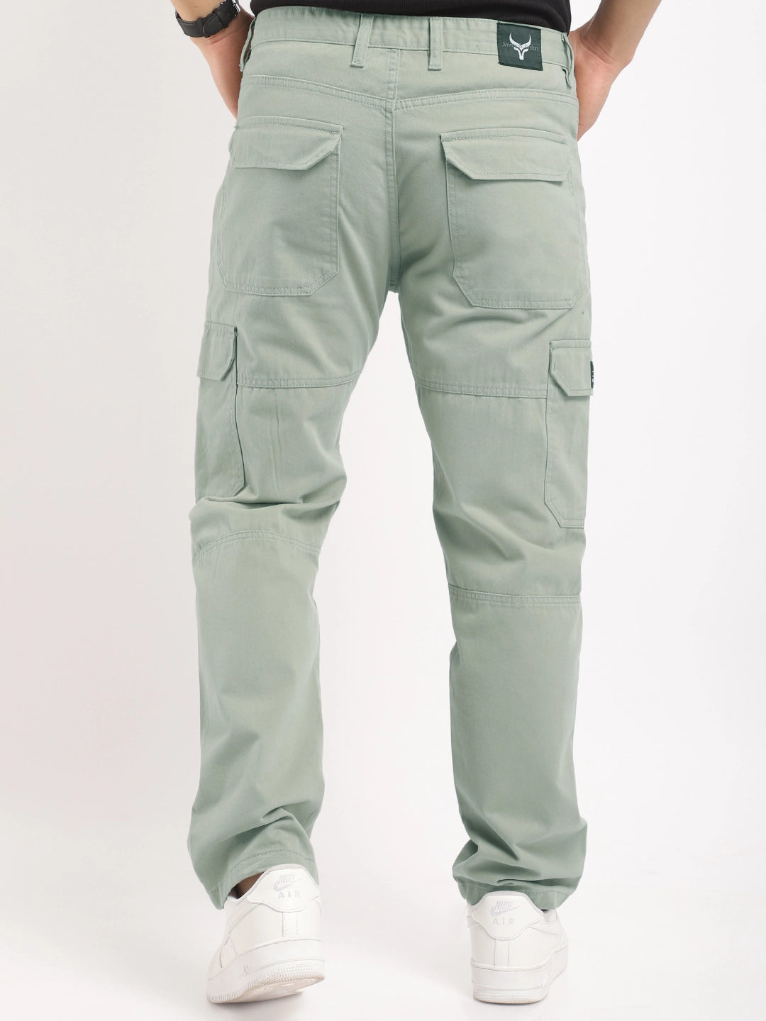 Harlow Hues Pistachio Green Cotton Cargo