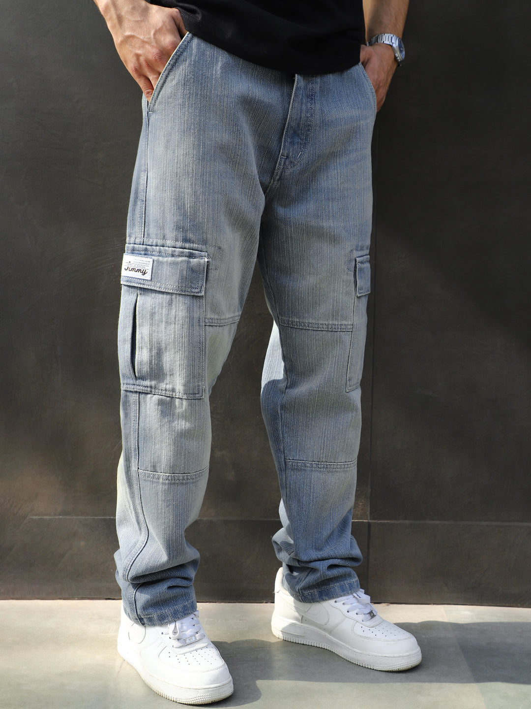 Twilight Tint Blue Denim Cargo