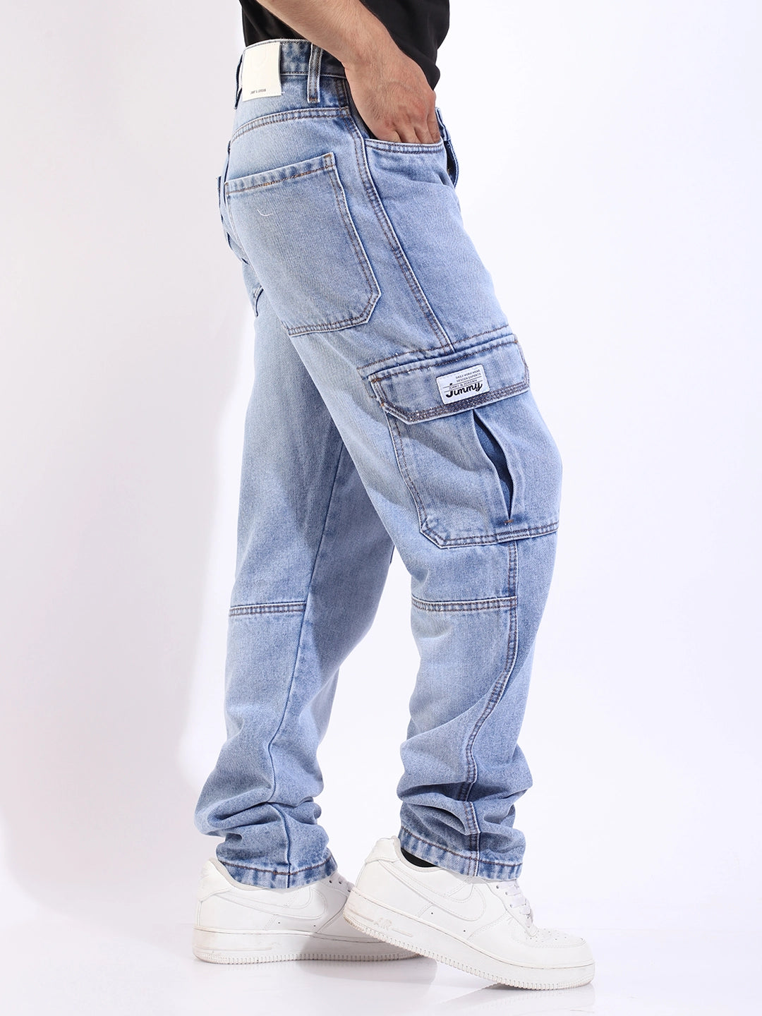 Zoom Sky Blue Denim Cargo