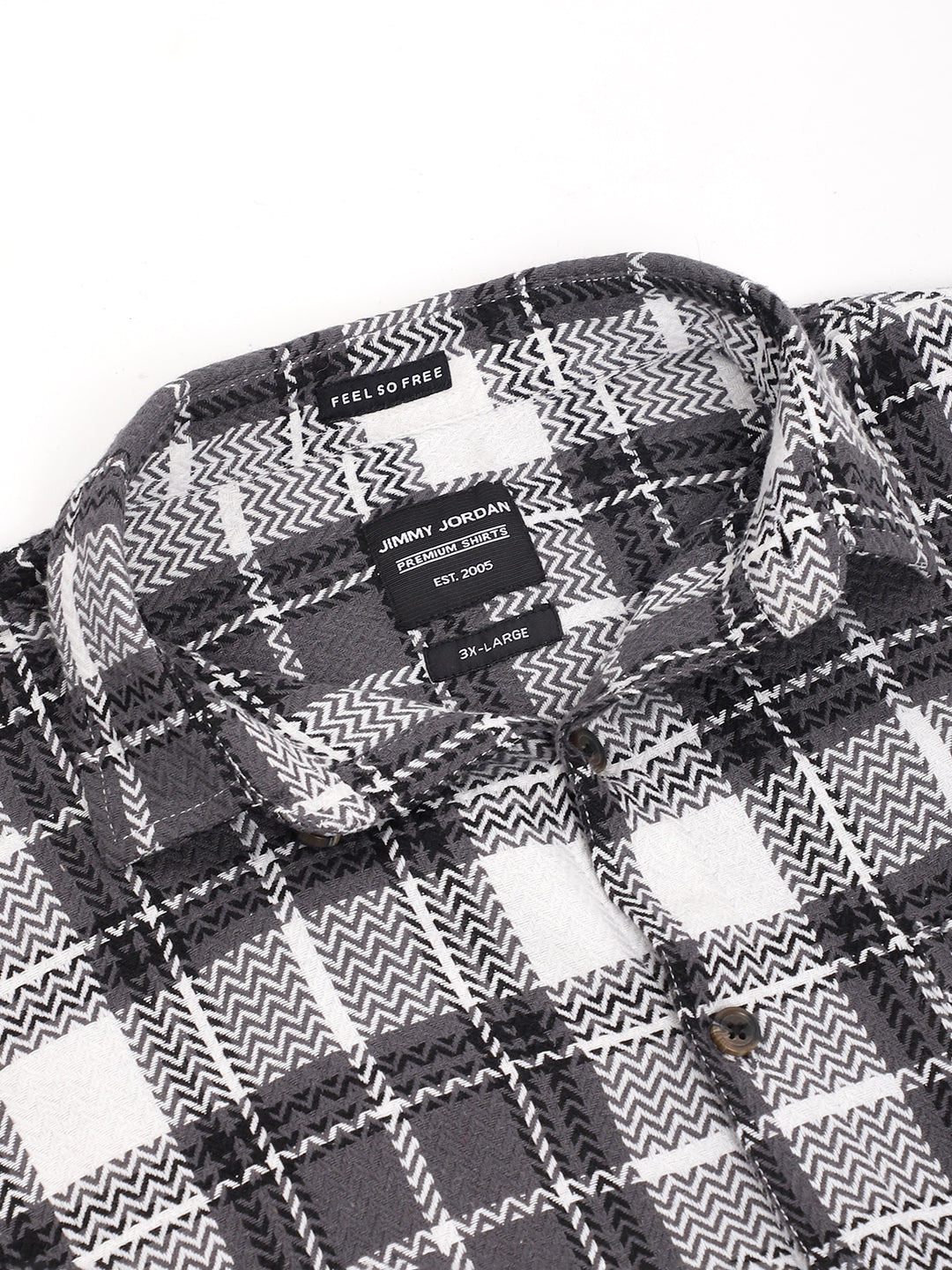 Royal Marco Check Grey Full Sleeve Shirt