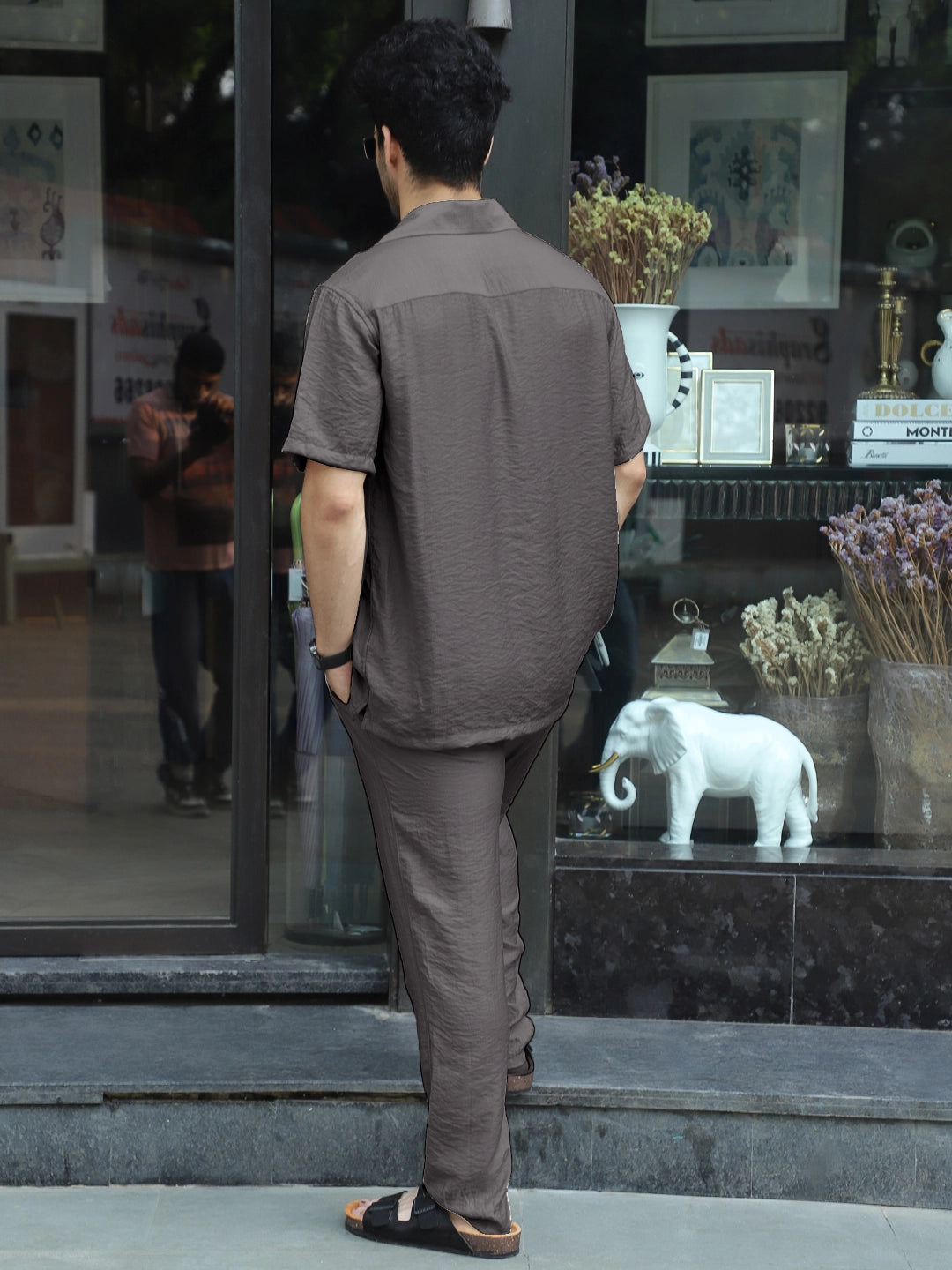 Linen Atlantica Grey Co-Ord Set