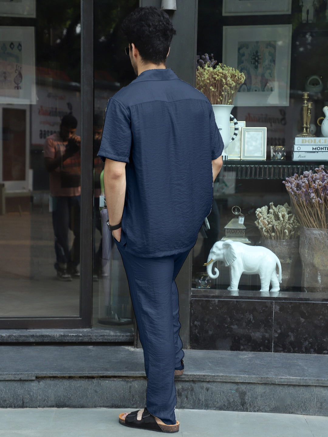 Linen Atlantica Deep Ocean Co-Ord Set