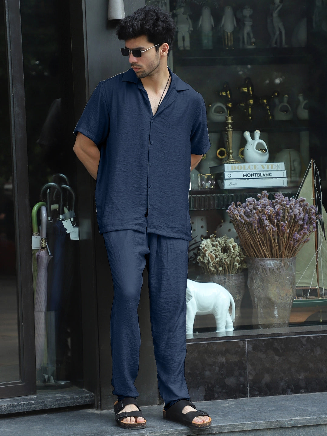 Linen Atlantica Deep Ocean Co-Ord Set