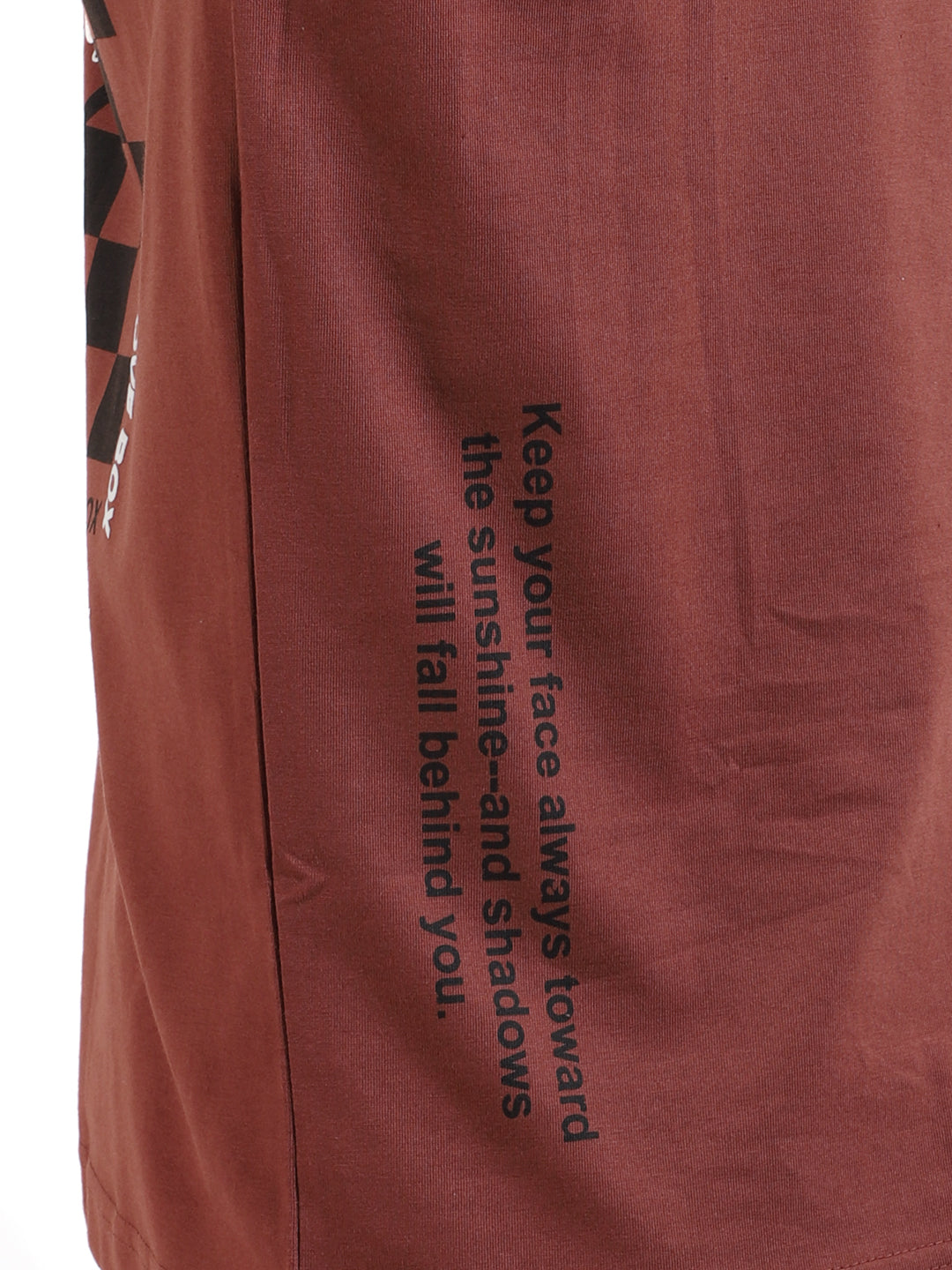 The Square Oversized Brown T-Shirt