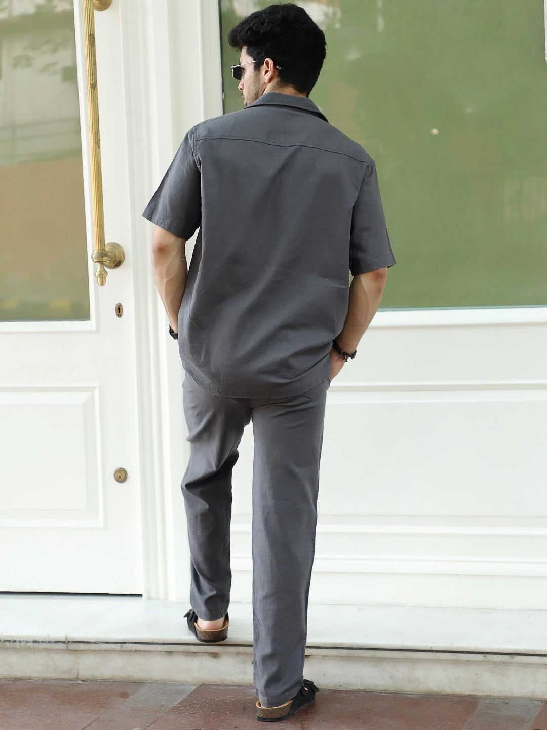 Linen Atlant Grey Co-Ord Set