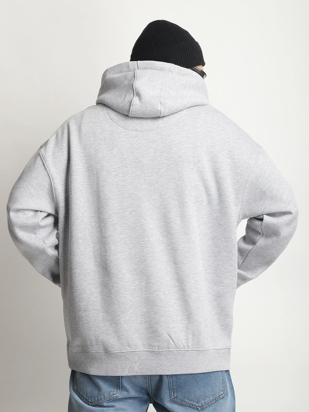 Grey Oversized Hoodie Men