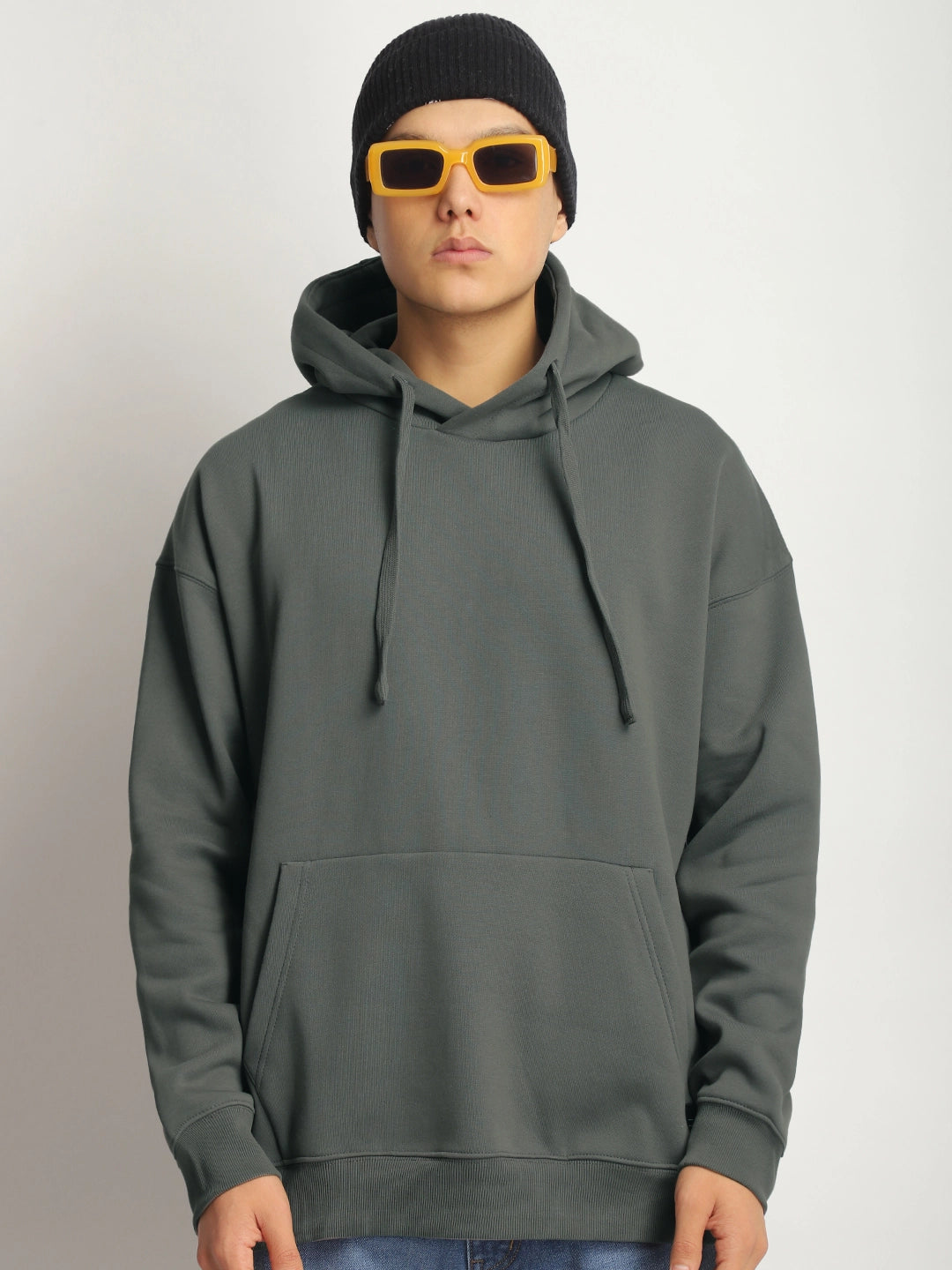 Olive Oversized Hoodie for Men