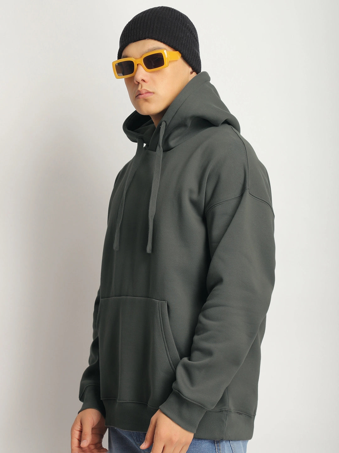 Olive Oversized Hoodie for Men