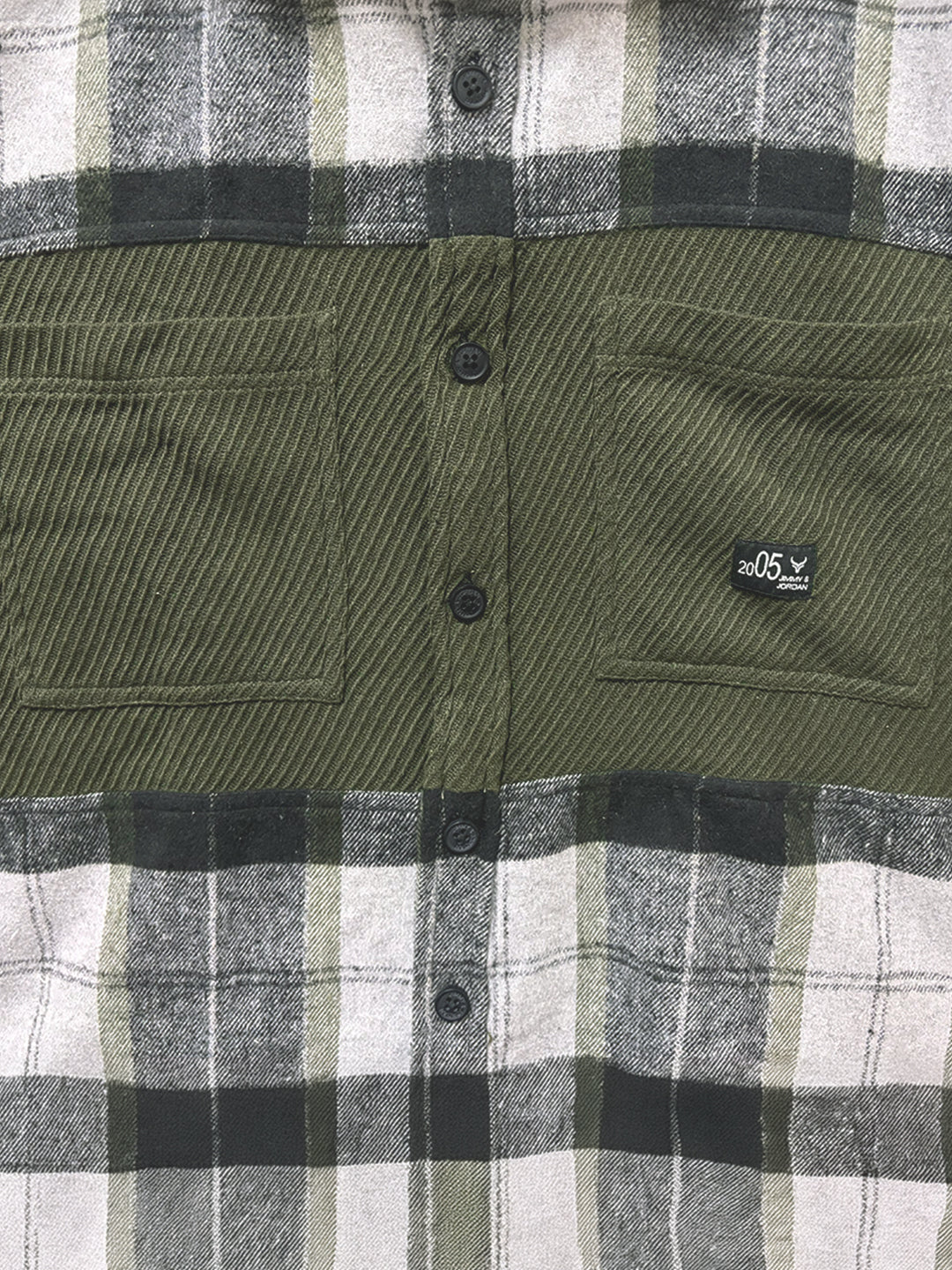 Thunderbird Basil Green Check Full Sleeve Shirt