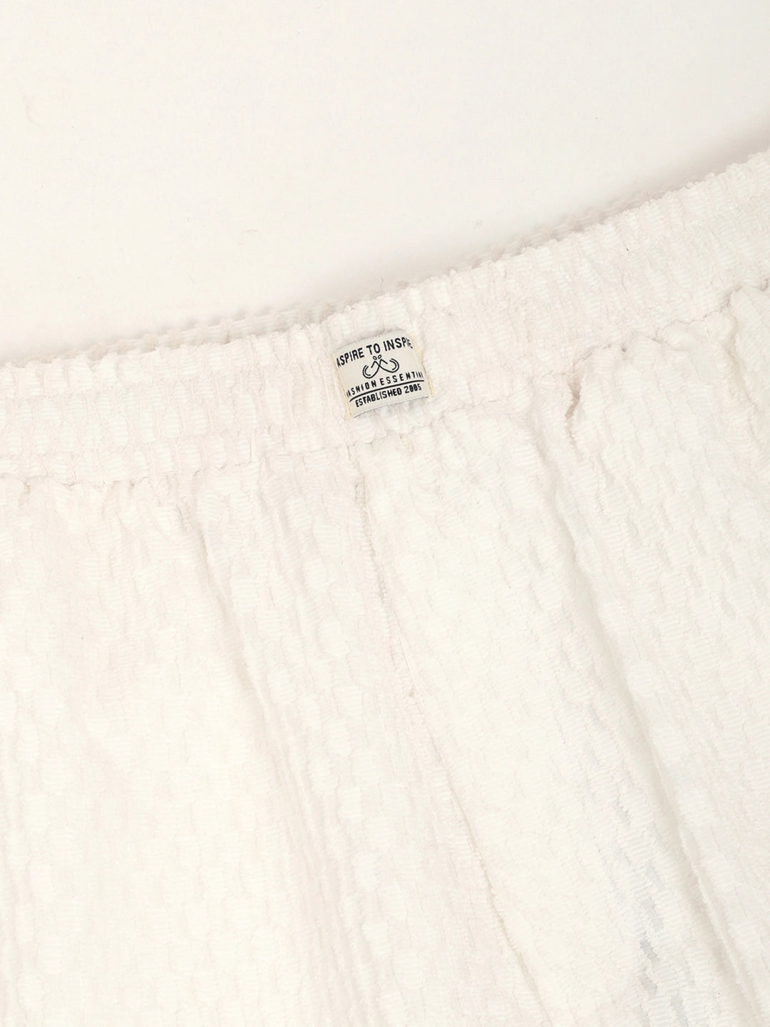 Zharvis Ringer White Co-Ord Set
